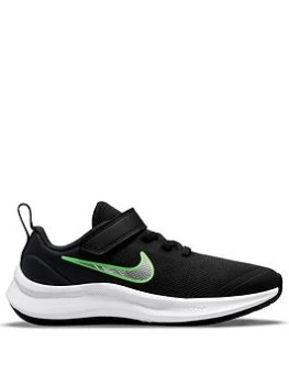 Image of Nike Star Runner 3 - Black/Grey, Size 2