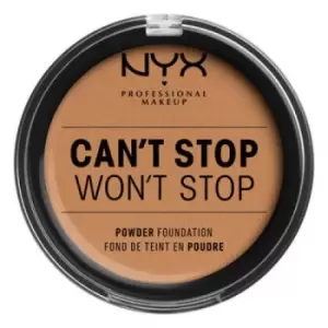 Image of NYX Professional Makeup Can't Stop Won't Stop Powder Foundation 14 Golden Honey