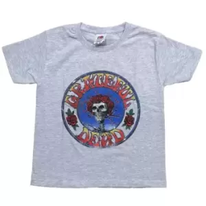 Image of Grateful Dead - Bertha Circle Vintage Wash Kids 13-14 Years T-Shirt - Grey