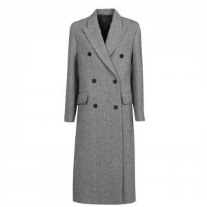 Image of Lacoste Wool Coat - Flour L Chine