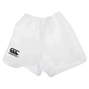 Image of Canterbury Childrens/Kids Professional Elasticated Sports Shorts (10) (White)