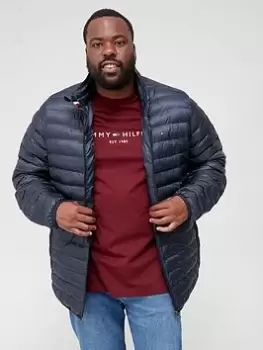 Image of Tommy Hilfiger Big & Tall Padded Packable Recycled Jacket - Desert Sky, Desert Sky, Size 5XL, Men