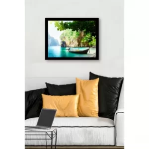 Image of SC1256 Multicolor Decorative Framed MDF Painting