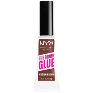 Image of NYX Professional Makeup The Brow Glue Instant Styler 5g (Various Shades) - Medium Brown