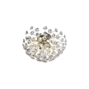 Image of Salisbury Wall Lamp, Ceiling Lamp 4 Light G9 Polished Chrome, Crystal