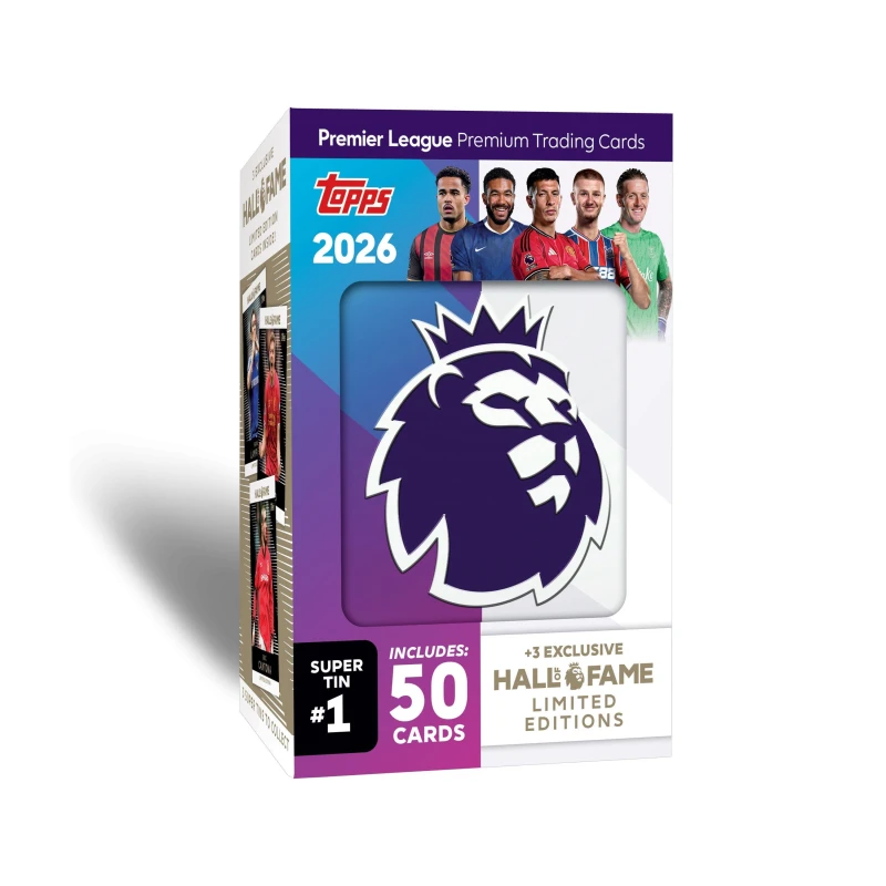 Image of Topps Premier League 2025 - Debut Edition - Super Tin - Assortment Super Tin unisex One Size