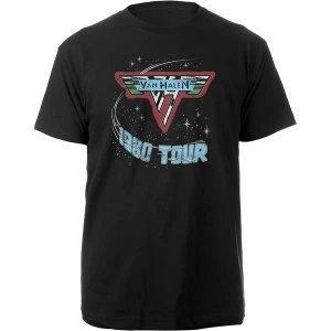 Image of 1980 Tour Logo Unisex XX-Large T-Shirt - Black
