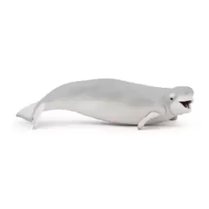 Image of Papo Marine Life Beluga Whale Toy Figure, 3 Years Or Above, White (56012)