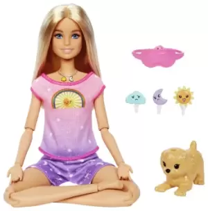 Image of Barbie Self-Care Rise & Relax Meditation Doll - 29cm