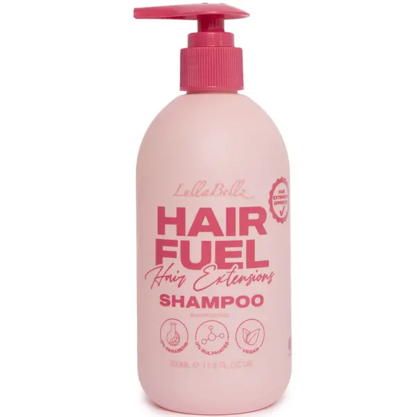 Image of LullaBellz Hair Fuel Hair Extension Shampoo 350ml