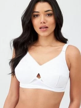 Image of Berlei Cotton Total Support Non Wire Bra - White