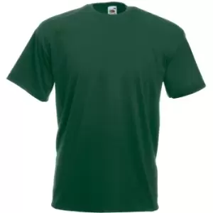 Image of Mens Value Short Sleeve Casual T-Shirt (Medium) (Dark Green)