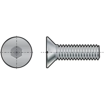 Image of M20X50 Skt Countersunk Head Screw (GR-10.9) - Qualfast