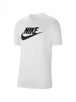 Image of Nike Sportswear Camo T-Shirt - White/Black