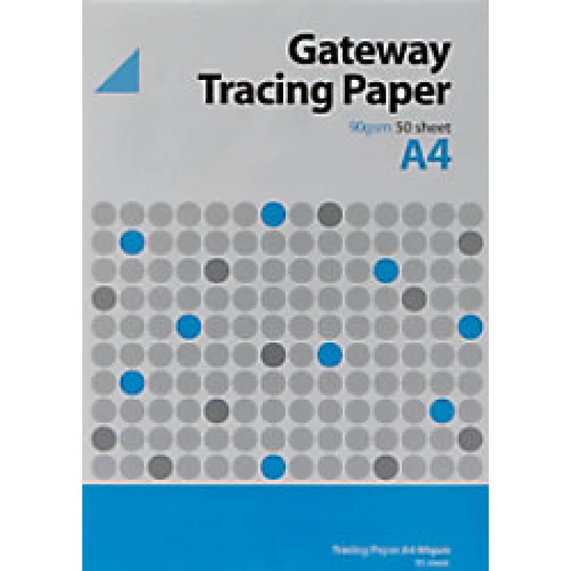Image of Gateway Technical Tracing Paper Pad A4 90gsm 50 Sheets, Clear RG001059