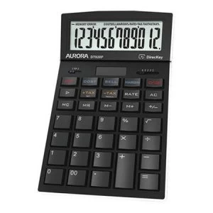 Image of Aurora DT920P Desk Calculator 12 Digit LCD Display 4 Key Memory