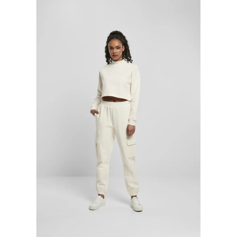 Image of Urban Classics Womens trousers Urban Classics high waits cargo Blanc Female M