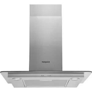 Image of Hotpoint PHFG65FAB 60cm Flat Chimney Cooker Hood