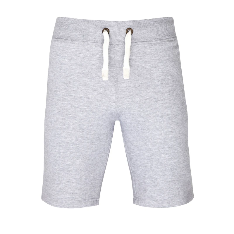 Image of AWDis AWDis Men Hoods Plain Heavyweight Campus Shorts in Grey Size: Small Grey S Male 5054171100613