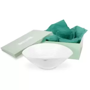 Image of Portmeirion Sophie Conran White Porcelain Large Salad Bowl, 33cm
