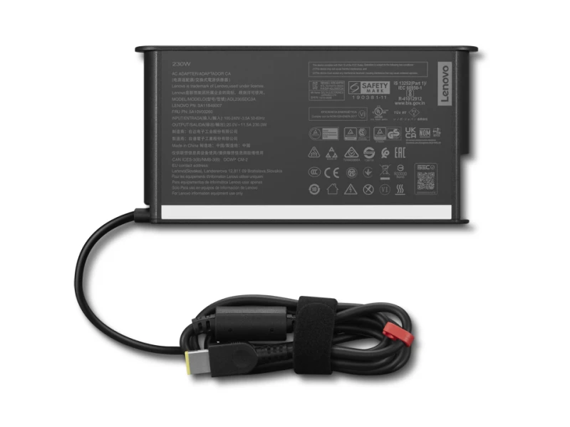 Image of Lenovo 4X21L38742 power adapter/inverter Indoor 230 W Black