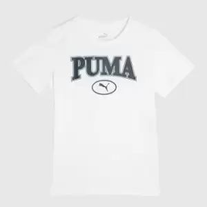 Image of PUMA Boys Squad T-Shirt In White