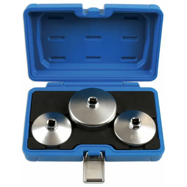 Image of LASER TOOLS Oil Filter Wrench Set 3pc - for jlr 7527 - Laser Tools 5018341075279