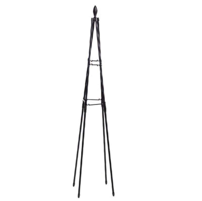 Image of Garden Gear 1.2M Metal Tower Trellis, A-Shape Design, Plastic-Coated Steel, Easy Assembly (X1)