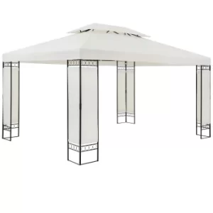 Image of Metal Gazebo Elda Cream 3x4m