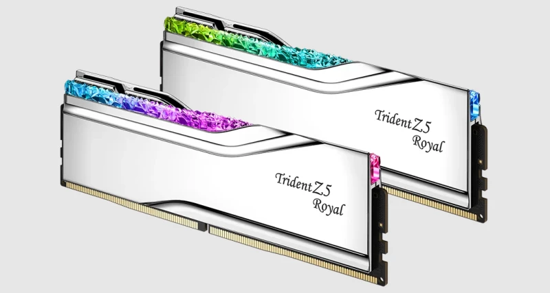 Image of G.SKILL Trident Z5 ROYAL 32GB(16GB x2) DDR5 7200MHz CL34 - F5-7200J3445G16GX2-TR5S