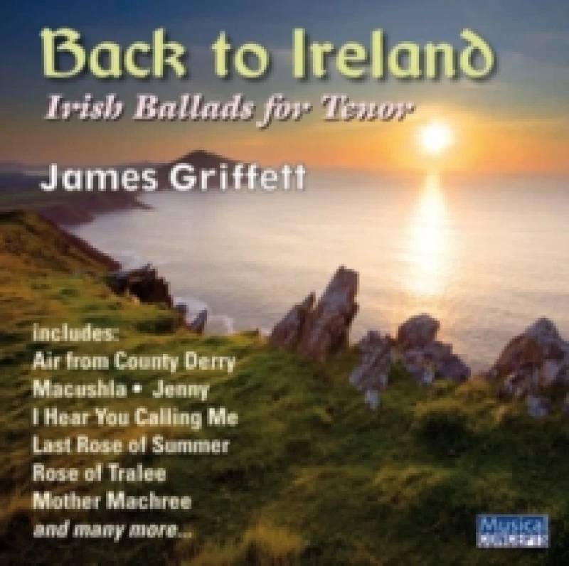 Image of Back to Ireland: Irish Ballads for Tenor CD / Album