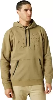 Image of FOX Calibrated DWR Hoodie, brown Size M brown, Size M