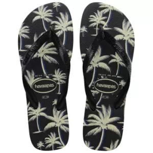Image of Havaianas Mens Aloha Flip Flop Black/White 41/42 (UK 8)