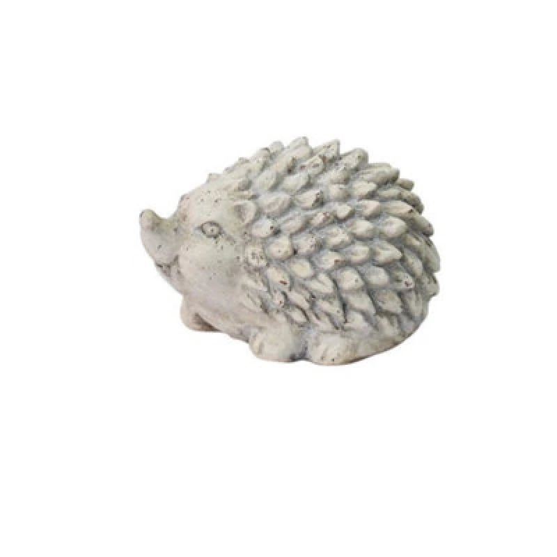 Image of Minster Hedgehog Ornament - L21 X W17 X H13cm - Cream Cement