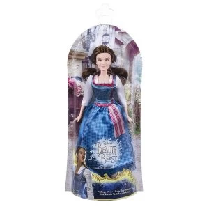 Image of Disney Princess Beauty and the Beast Village Dress Belle Doll