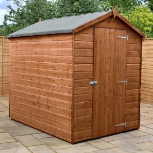 Image of Mercia Premium Pressure Treated Shiplap Apex Shed - 7 x 5ft
