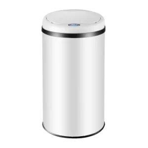 Image of Sensor Dustbin White 40L