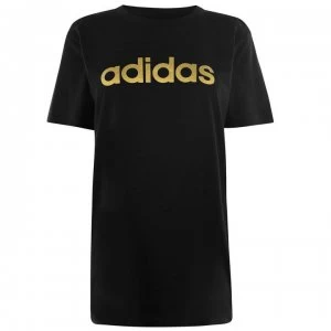 Image of adidas Foil QT T Shirt Ladies - Black