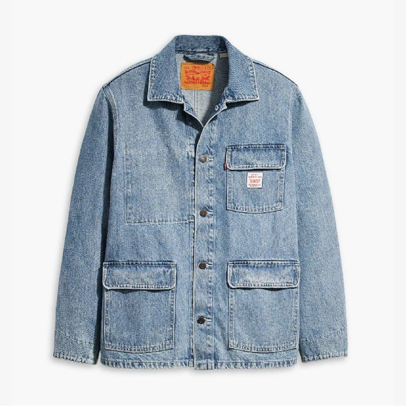 Image of Levis Mens Broadway Denim Jacket Put In Work male M