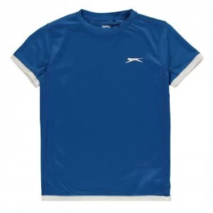 Image of Slazenger Court T Shirt Junior Boys - Royal