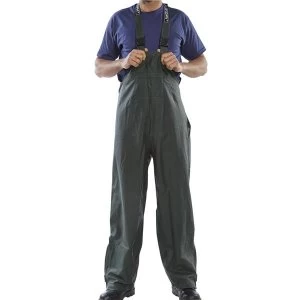 Image of Bdri Weatherproof Medium Super B Dri Protective Trousers and Bib Olive Green