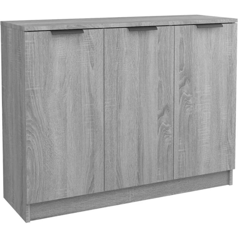 Image of VIDAXL Sideboard Grey Sonoma 90.5x30x70cm Engineered Wood vidaXL 8720286967966