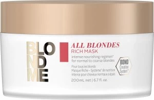Image of Schwarzkopf Professional BlondMe All Blondes Rich Mask 200ml