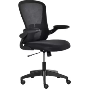 Image of Vinsetto Mesh Home Office Chair Swivel Task Chair w/ Lumbar Support, Arm, Black