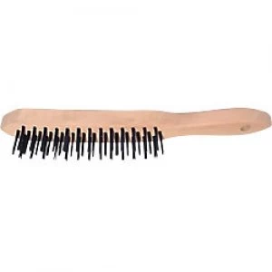 Image of Wire Scratch Brush Black