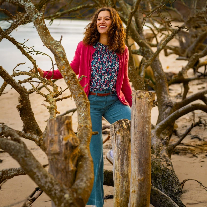 Image of Brakeburn Womens Tempest Cardigan in Pink Size: 16 Pink Female 16