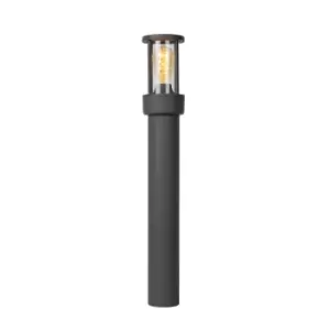 Image of Lori Modern Bollard Light Outdoor, Day Night Sensor - 1xE27 - IP44 - Anthracite