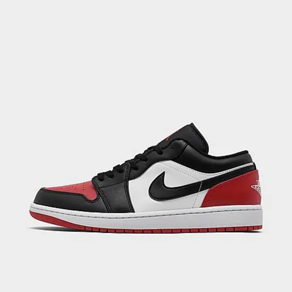 Image of Jordan Air Jordan 1 Low Red Toe, White/black-varsity Red