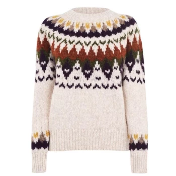 Image of Gant Fairisle Crew Sweatshirt - Multi