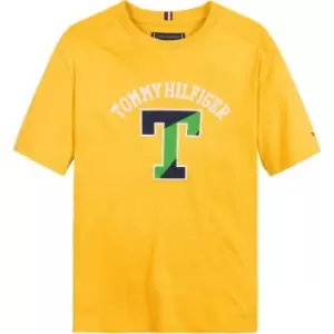 Image of Tommy Hilfiger t Varsity Tee S/S - Gold